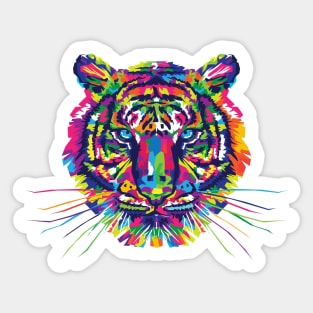 Tiger Face Sticker